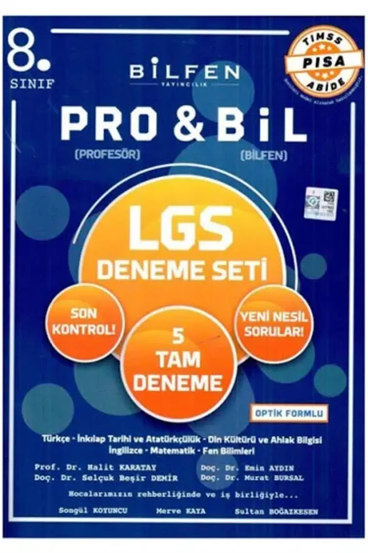 Bilfen Yayınları 8. Sınıf Probil 5'Li Deneme Seti