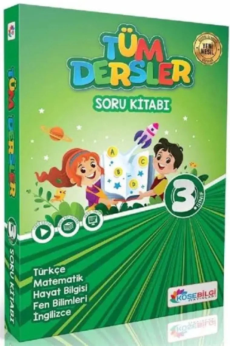 Köşebilgi Yayınları 3.Sınıf Tüm Dersler Soru Kitabı