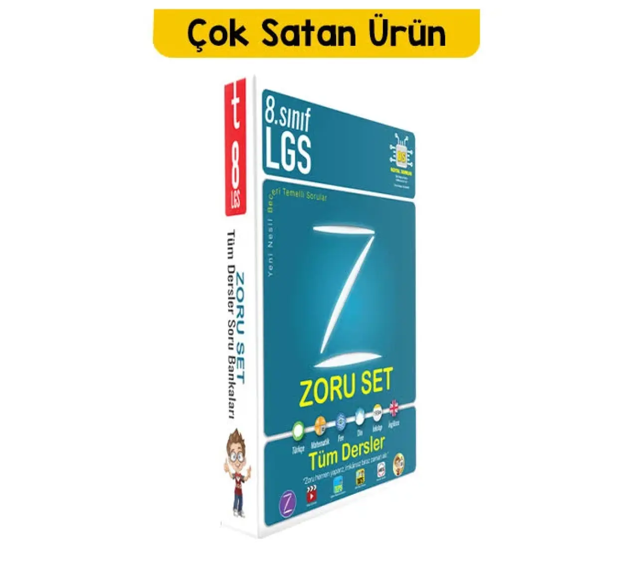 Tonguç Akademi 8. Sınıf LGS Tüm Dersler Zoru Bankası Seti
