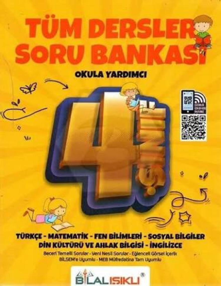 Bilal Işıklı Yayınları Bilal Işıklı 4.sınıf Tüm Dersler Soru Bankası