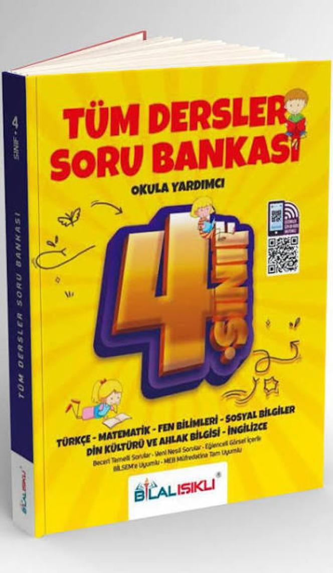 Bilal Işıklı Yayınları Bilal Işıklı 4.sınıf Tüm Dersler Soru Bankası