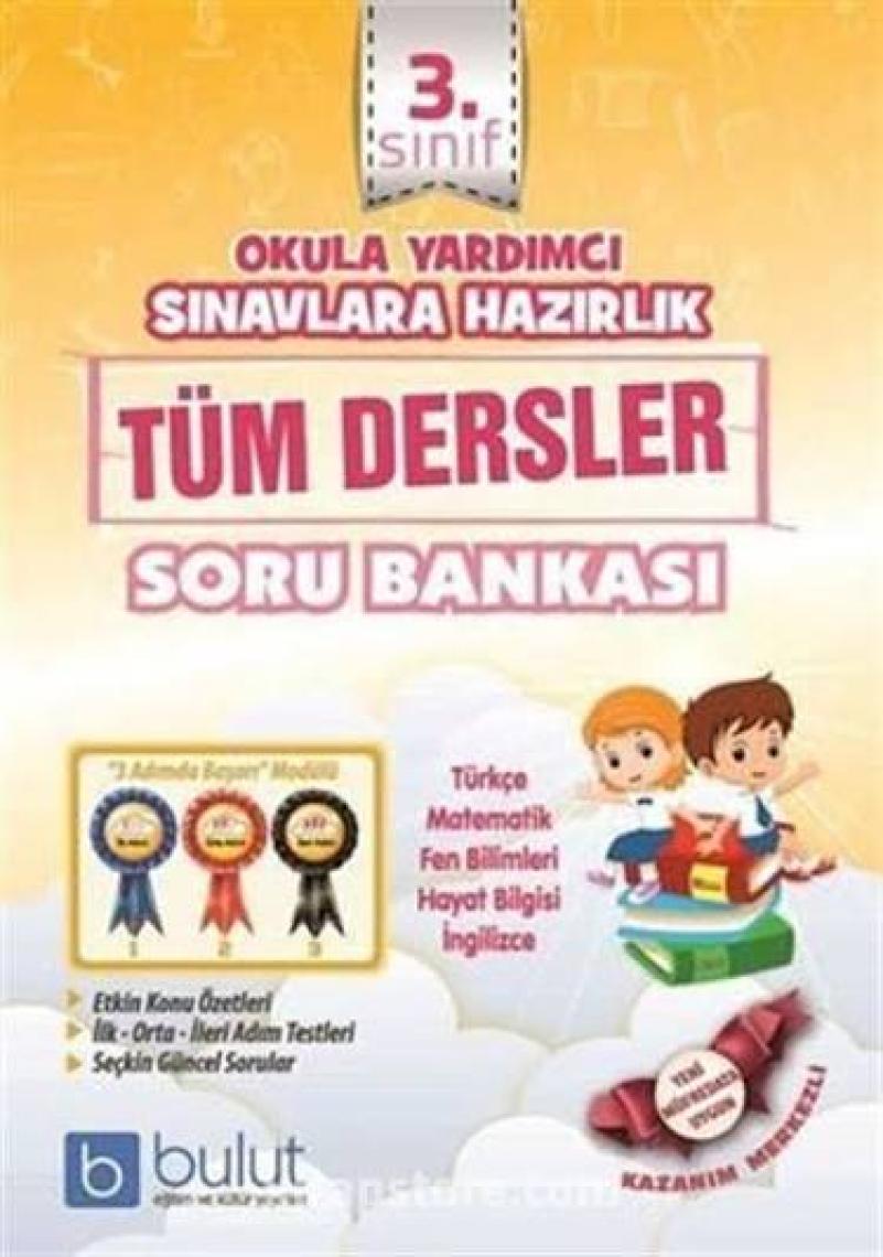 Bulut Eğitim ve Kültür Yayınları Eğitim 3. Sınıf Tüm Dersler Soru Bankası