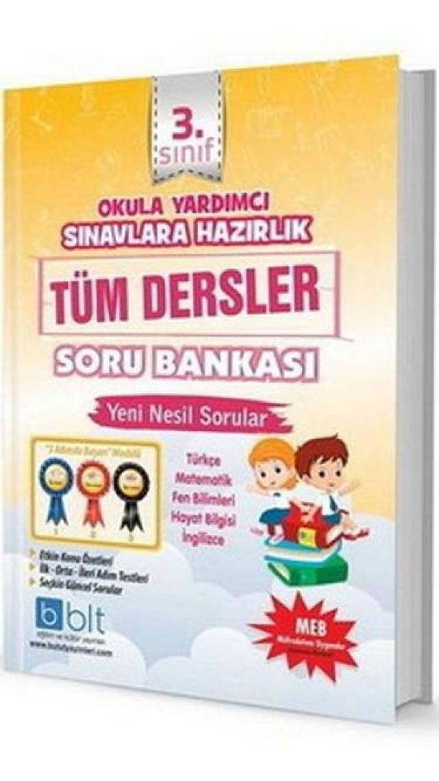 Bulut Eğitim ve Kültür Yayınları Eğitim 3. Sınıf Tüm Dersler Soru Bankası