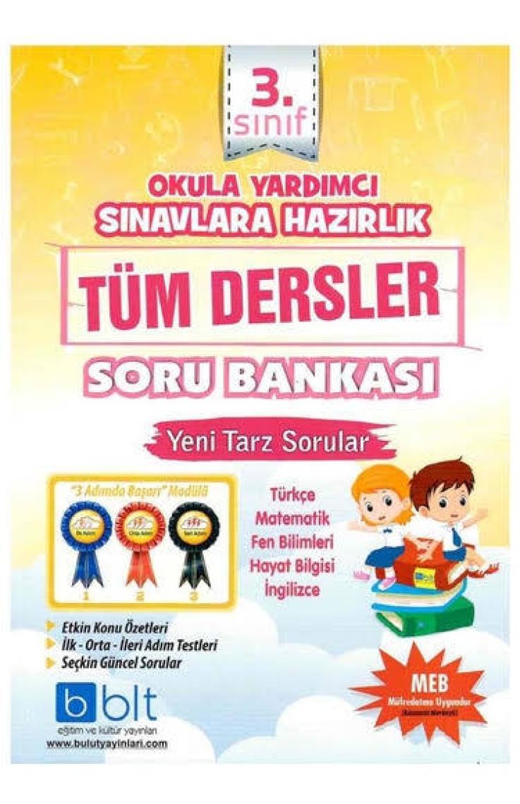 Bulut Eğitim ve Kültür Yayınları Eğitim 3. Sınıf Tüm Dersler Soru Bankası