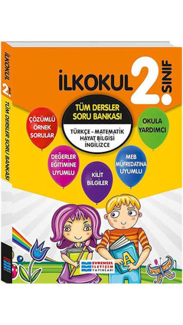 Evrensel İletişim Yayınları  2.Sınıf  Tüm Dersler Soru Bankası