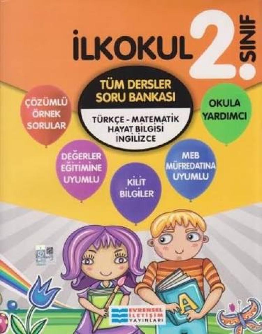 Evrensel İletişim Yayınları  2.Sınıf  Tüm Dersler Soru Bankası