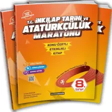 Maraton Yayıncılık 8. Sınıf T.C. İnkılap Tarihi ve Atatürkçülük Maratonu Konu Özetli Etkinlikli Kitap - Artaş Akkar