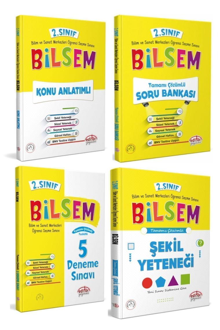 Editör Yayınları 2. Sınıf Bilsem Set