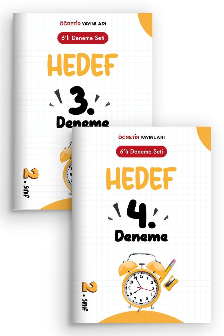Öğretir Yayınları 2. Sınıf Hedef 6'lı Deneme
