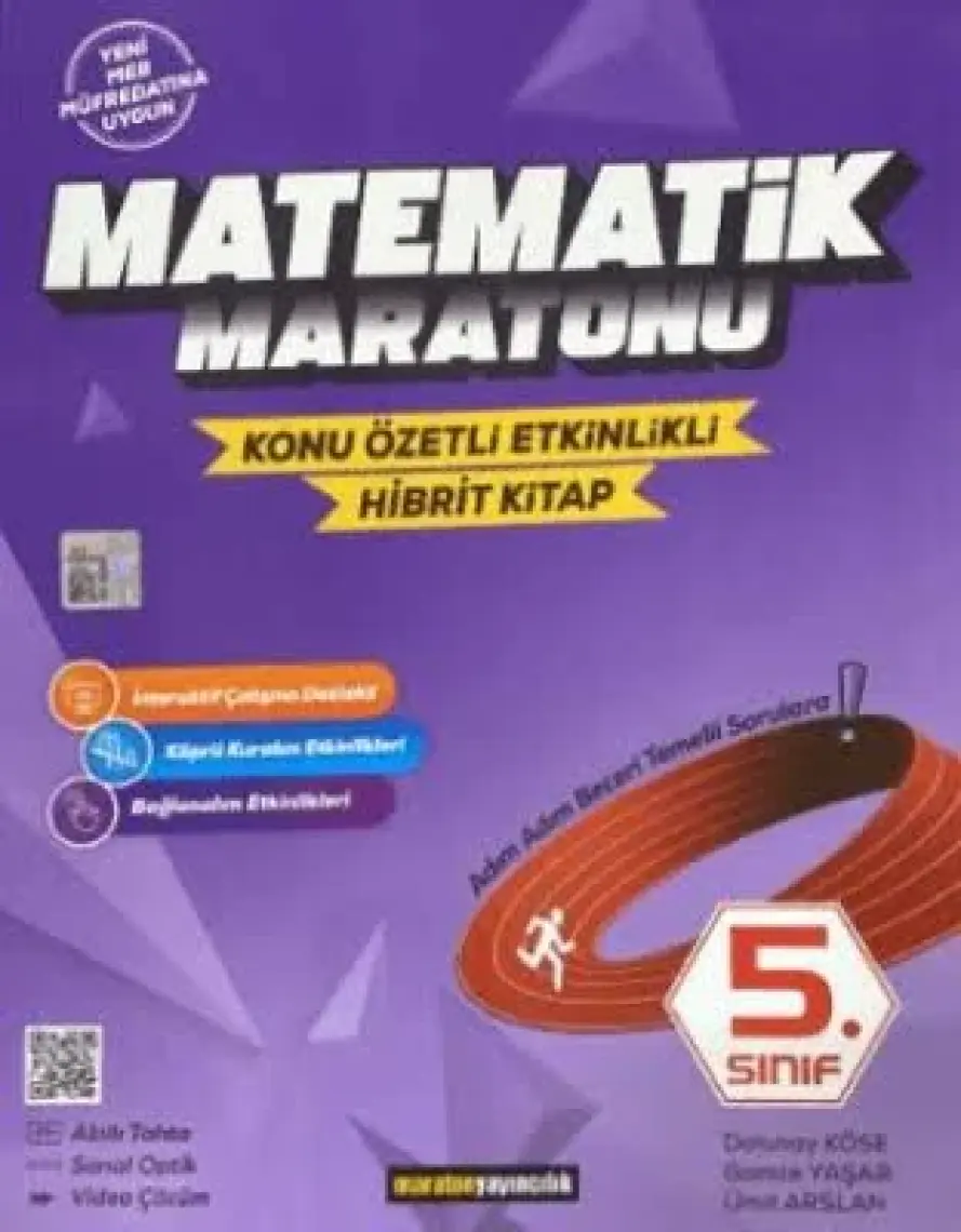 Maraton Yayıncılık 5. Sınıf Matematik Maratonu Konu Özetli Etkinlikli Kitap - Dolunay Köse