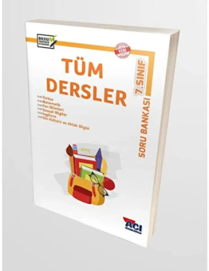 Açı Yayınları 7. Sınıf Tüm Dersler Soru Bankası