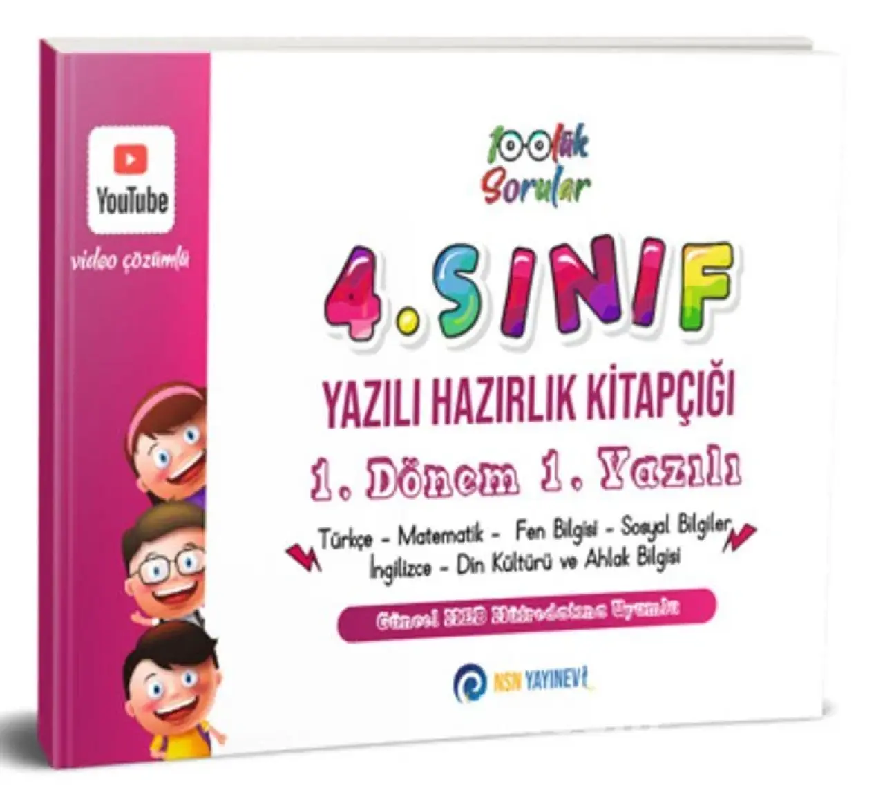 NSN Yayınevi 4. Sınıf Yazılı Hazırlık Kitapçığı 1. Dönem 1. Yazılı
