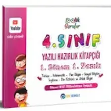 NSN Yayınevi 4. Sınıf Yazılı Hazırlık Kitapçığı 1. Dönem 1. Yazılı