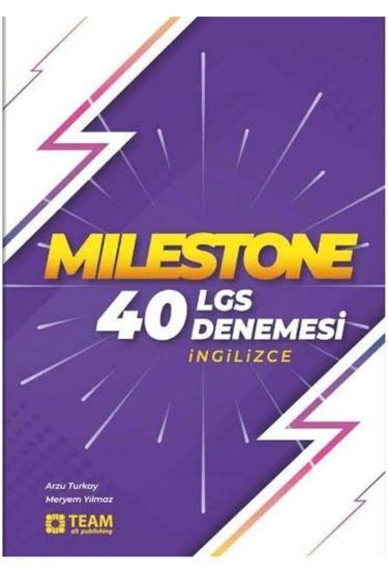 Team Elt Publishing 8. Sınıf LGS İngilizce Milestone 40 Deneme - Arzu Turkay