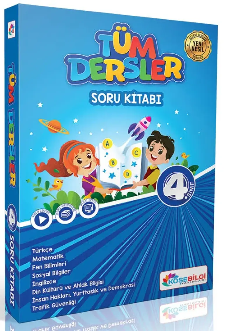 Köşebilgi Yayınları 4.Sınıf Tüm Dersler Soru Bankası