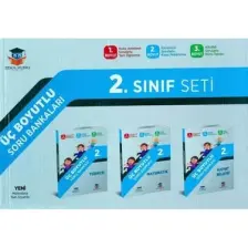 Zekaküpü Yayınları 2.Sınıf 3 Boyutlu Soru Bankası Seti