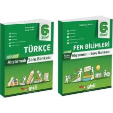 Gizli Yayınları 6. Sınıf Türkçe Alıştırmalı Soru Bankası - Fen Bilimleri Alıştırmalı Soru Bankası