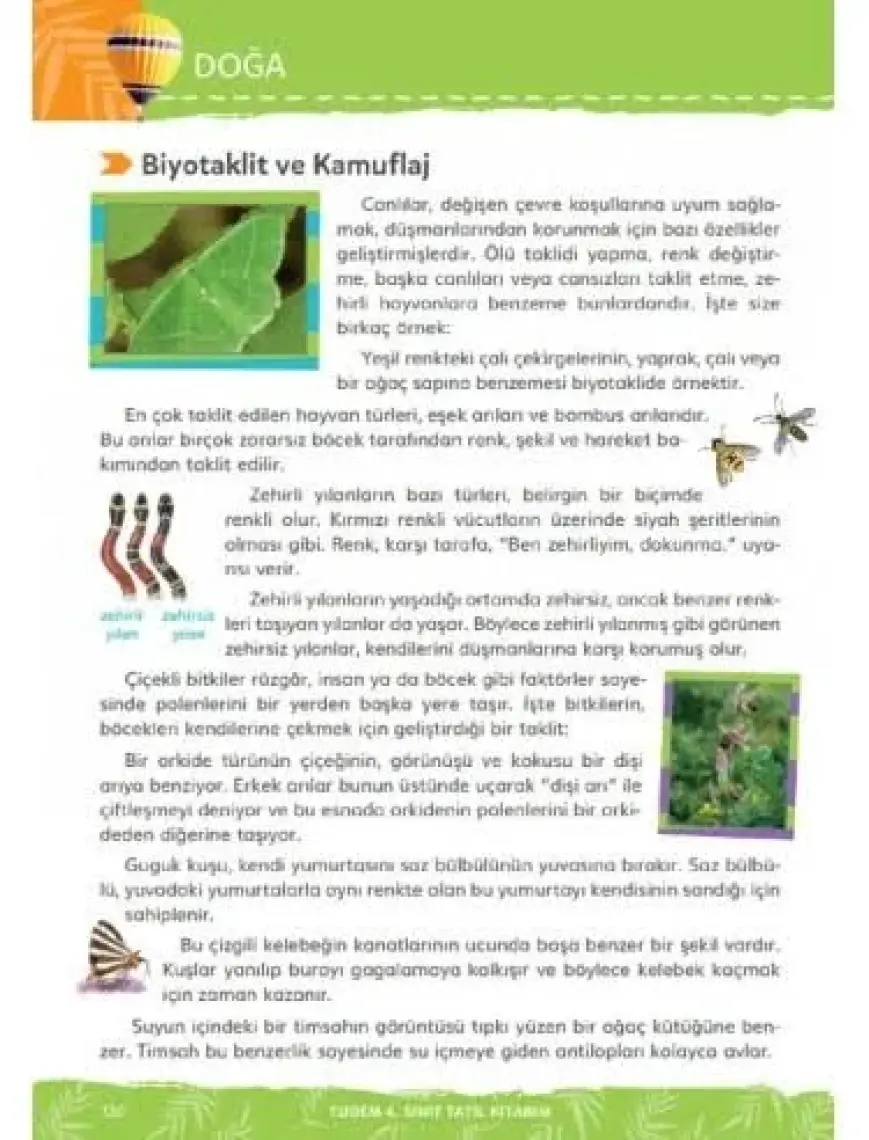 Tudem Yayınları 4. Sınıf Tatil Kitabım (5. Sınıfa Geçenler Için)