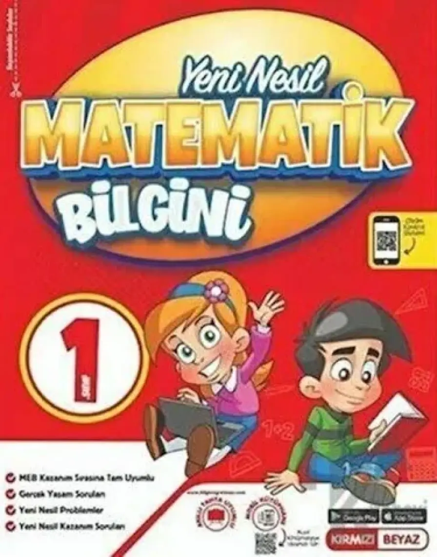 Kırmızı Beyaz Yayınlar 1.Sınıf Tüm Dersler Yeni Nesil Soru Bankası