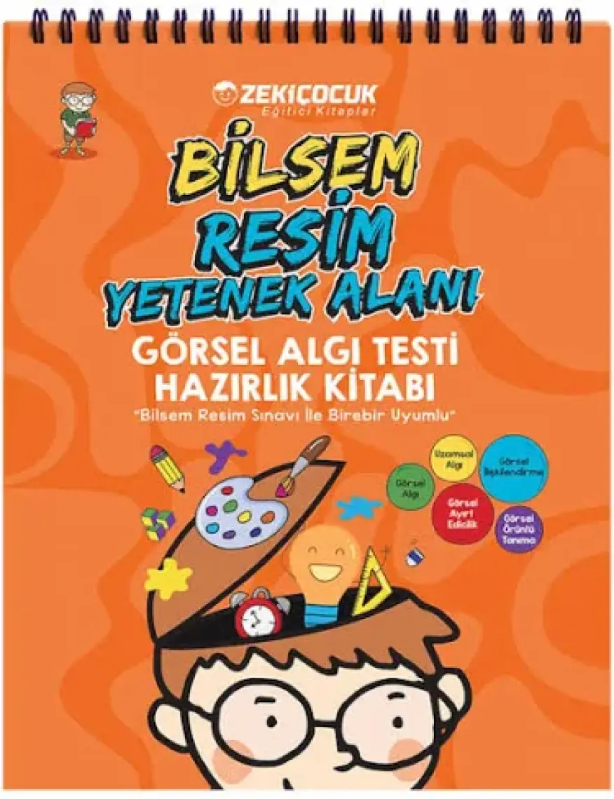 Bilsem Resim Yetenek Alanı Görsel Algı Testi Hazırlık Kitabı