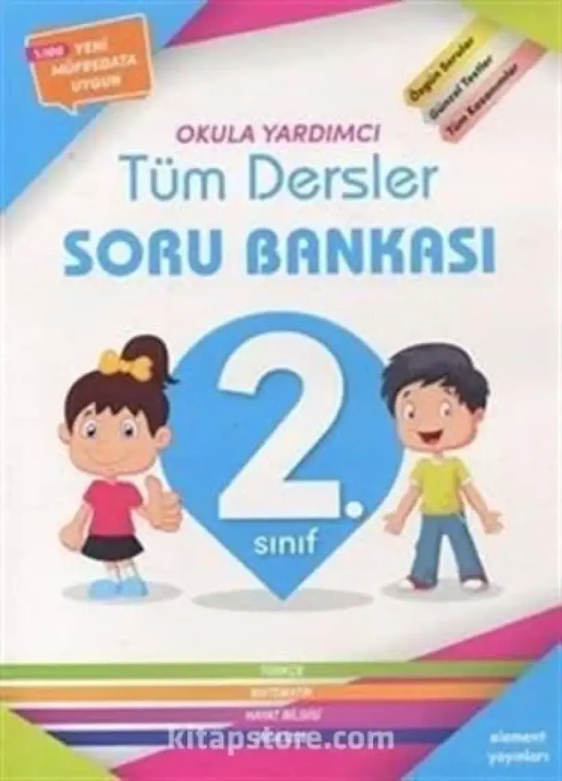Element Yayınları 2. Sınıf Tüm Dersler Soru Bankası