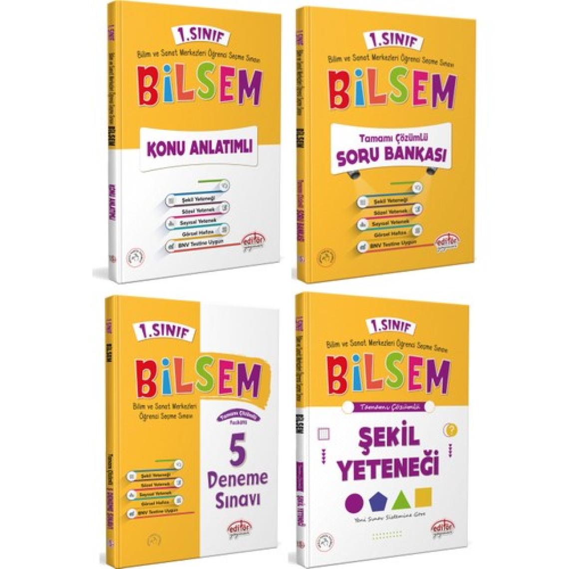 Editör Yayınları 1. Sınıf Bilsem Hazırlık Tam Set