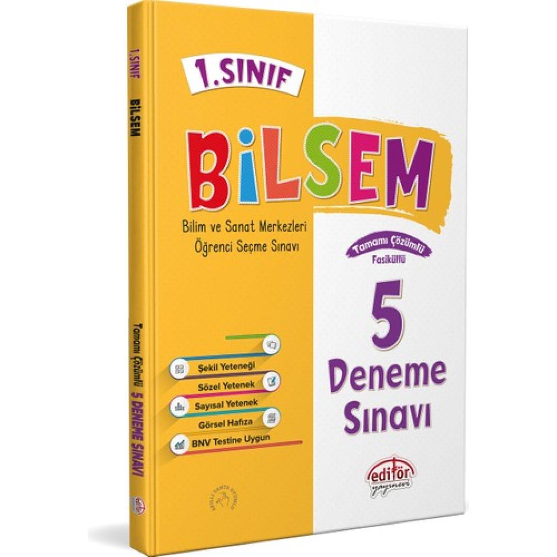 Editör Yayınları 1. Sınıf Bilsem Hazırlık Tam Set