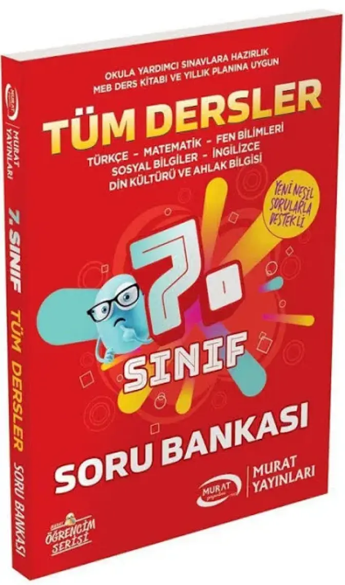 Murat Yayınları 7.Sınıf Tüm Dersler Soru Bankası