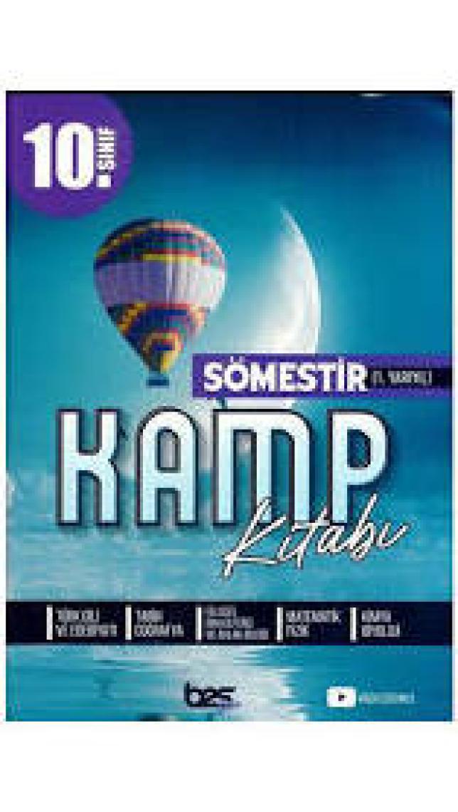 Bes yayınları 10. Sınıf Tüm Dersler Sömestır 1. Dönem Kamp Kitabı