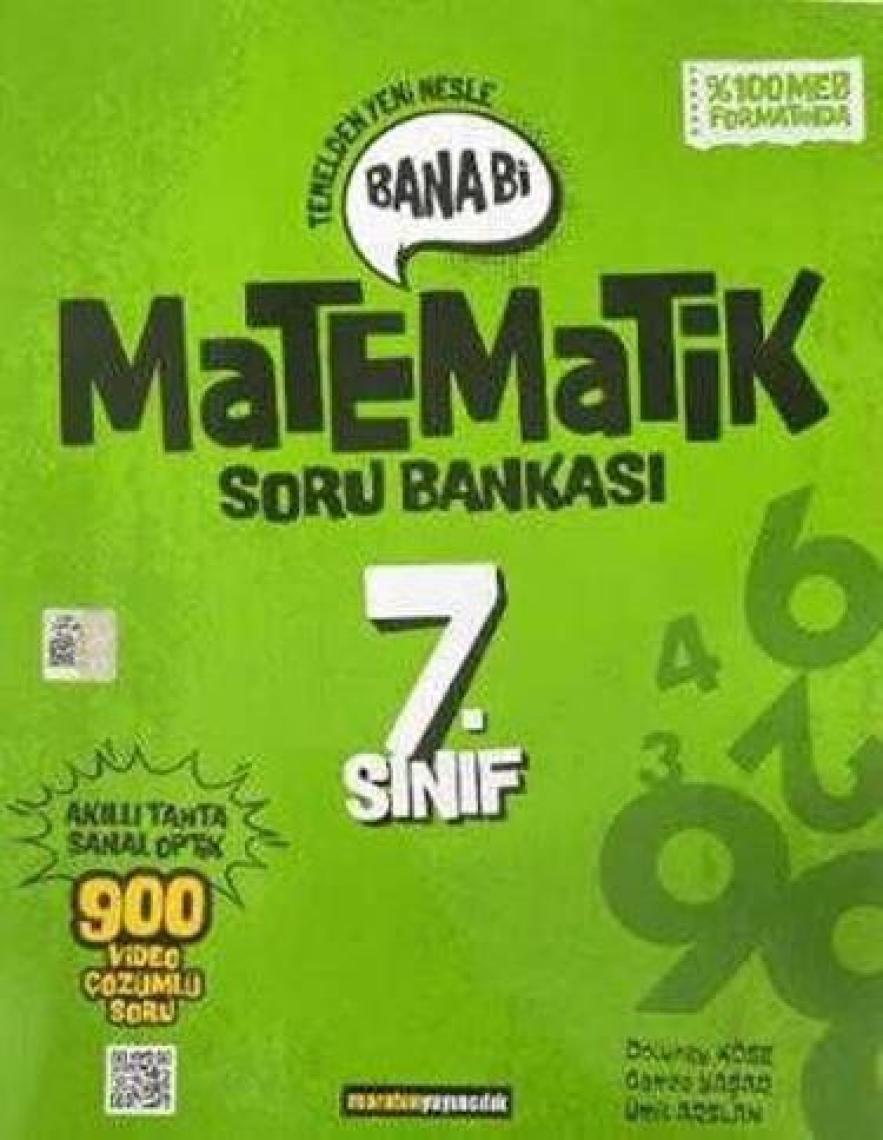 Maraton Yayıncılık 7. Sınıf Bana Bi Matematik Soru Bankası - Dolunay Köse