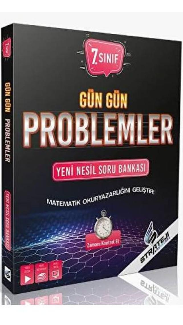 Strateji Yayınları 7. Sınıf Gün Gün Problemler Yeni Nesil Soru Bankası Strateji Yayınları