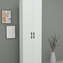 8 Raflı 2 Kapaklı Ayakkabılık Ayakkabı Dolabı Cemre Beyaz
