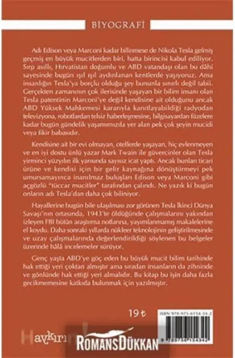 Zamanın Ötesindeki Deha Tesla - Margaret Cheney