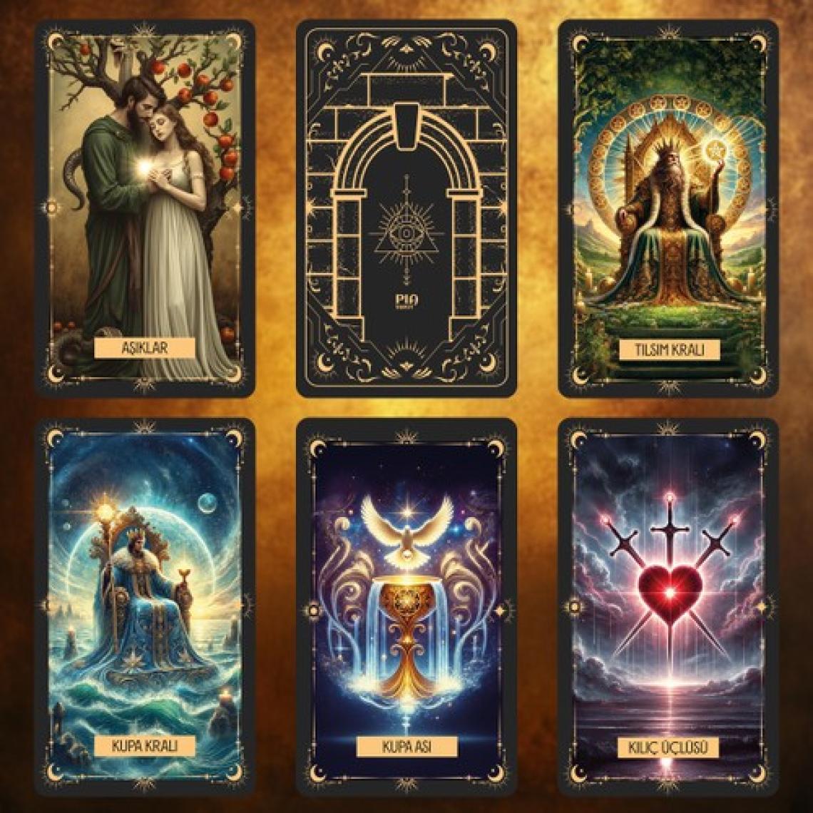 Pia Tarot / 78 Kart Tarot Destesi
