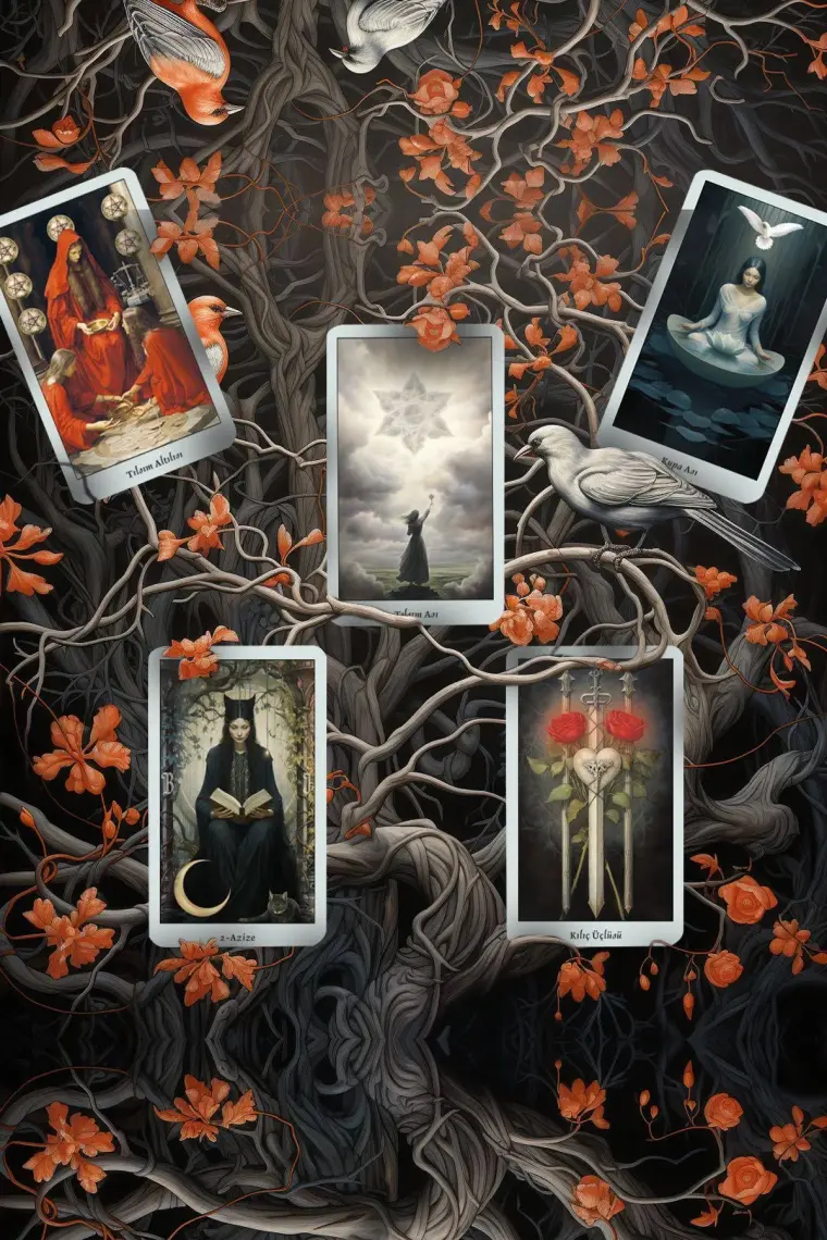 Mistik Cadı Tarot / 78 Kart ve Rehber Kitap