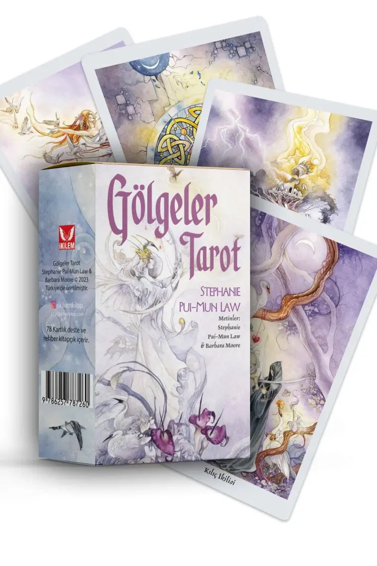İkilem Yayınevi Gölgeler Tarot Seti – 78 Kart ve Açıklamalı Rehber Kitap, Başlangıç ve İleri Seviye İçin
