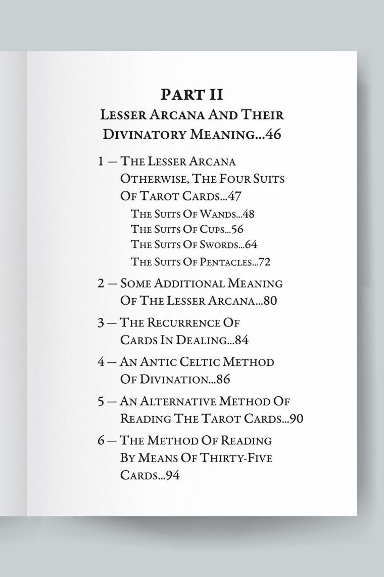 English Rider-waite Tarot Kit - 78 Cards And The Pictorial Key To The Tarot Classic Guide
