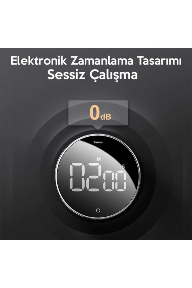 Heyo Rotation Countdown/manyetik Dijital Zamanlayıcı Çalar Saat