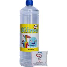 Akbel şaka hamuru slime şeffaf boyasız 1 kg + boraks