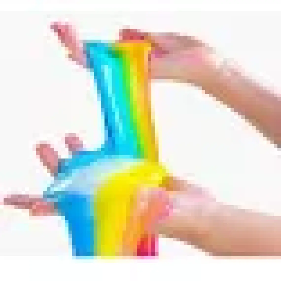 Lansy zıp zıp slime boyasız şeffaf 5 kg + 200 gr boraks