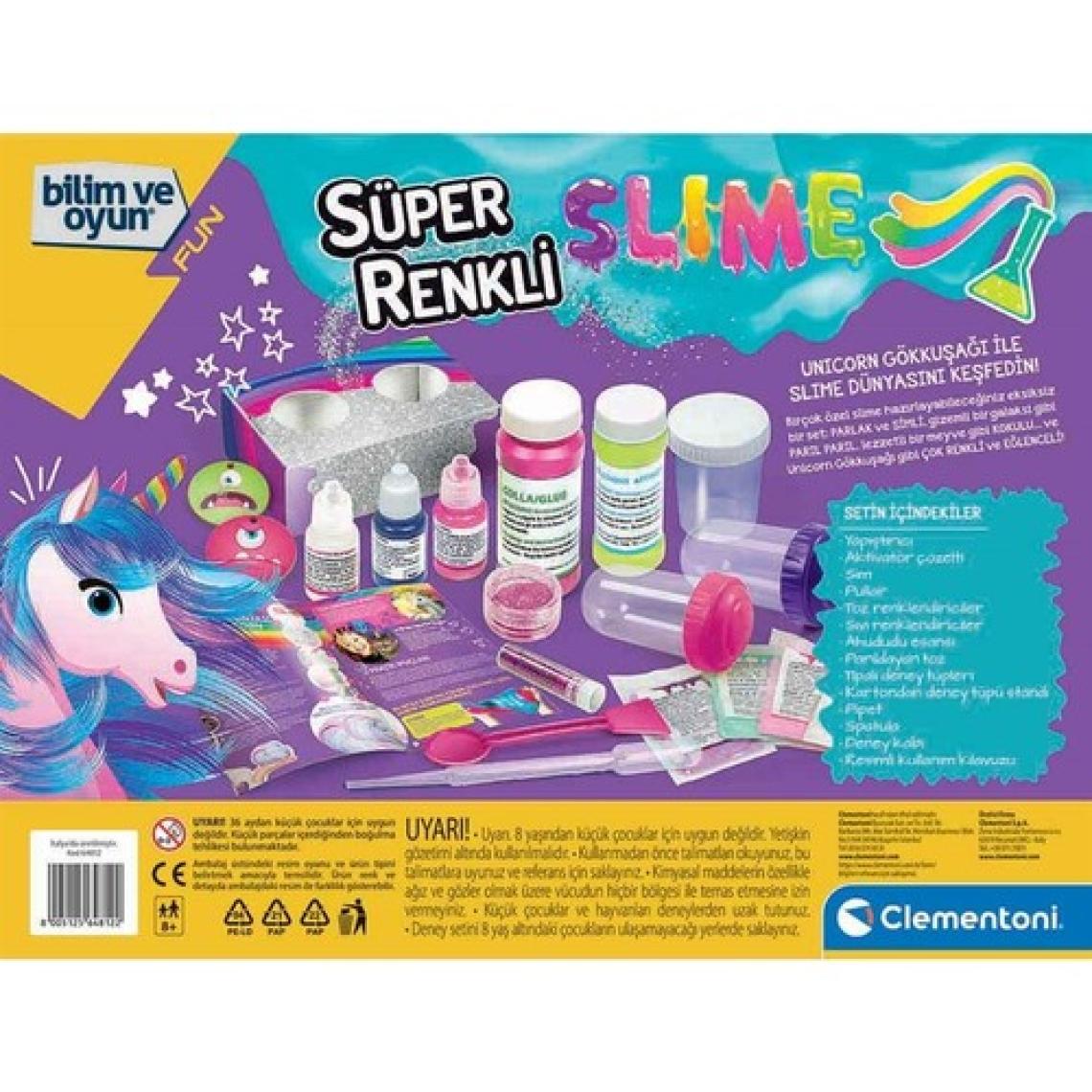 Clementoni Bilim Ve Oyun Super Renkli Slime