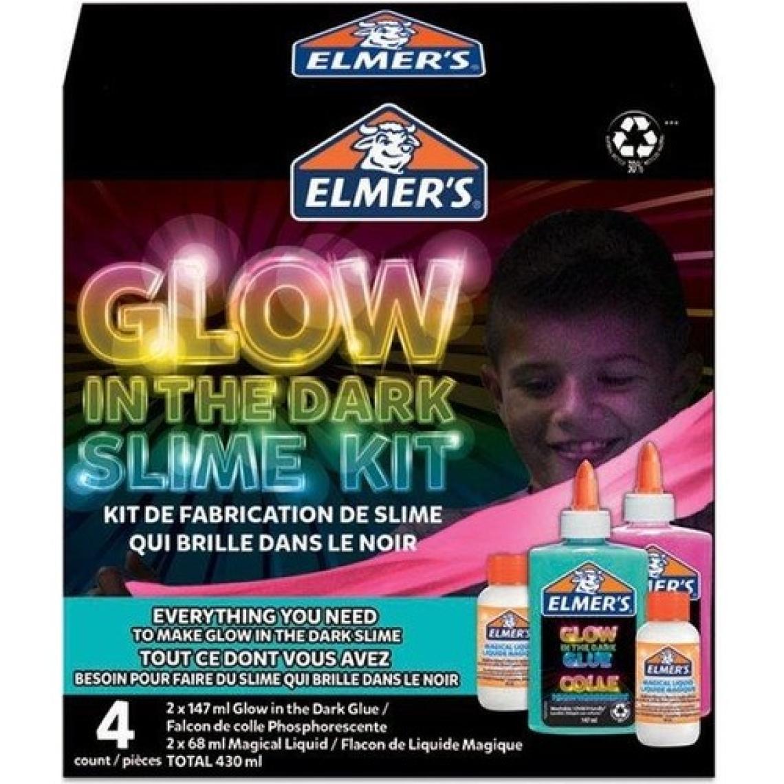 Elmer's Karanlıkta Parlayan Slime Seti