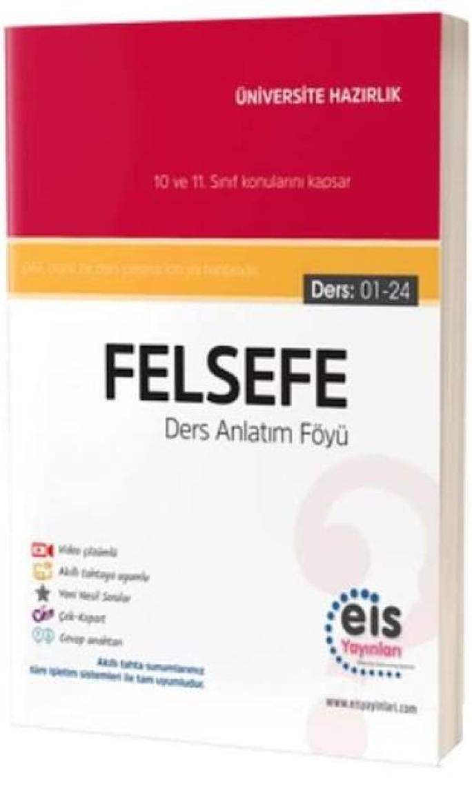 Eis Yayınları Felsefe Ders Anlatım Föyü