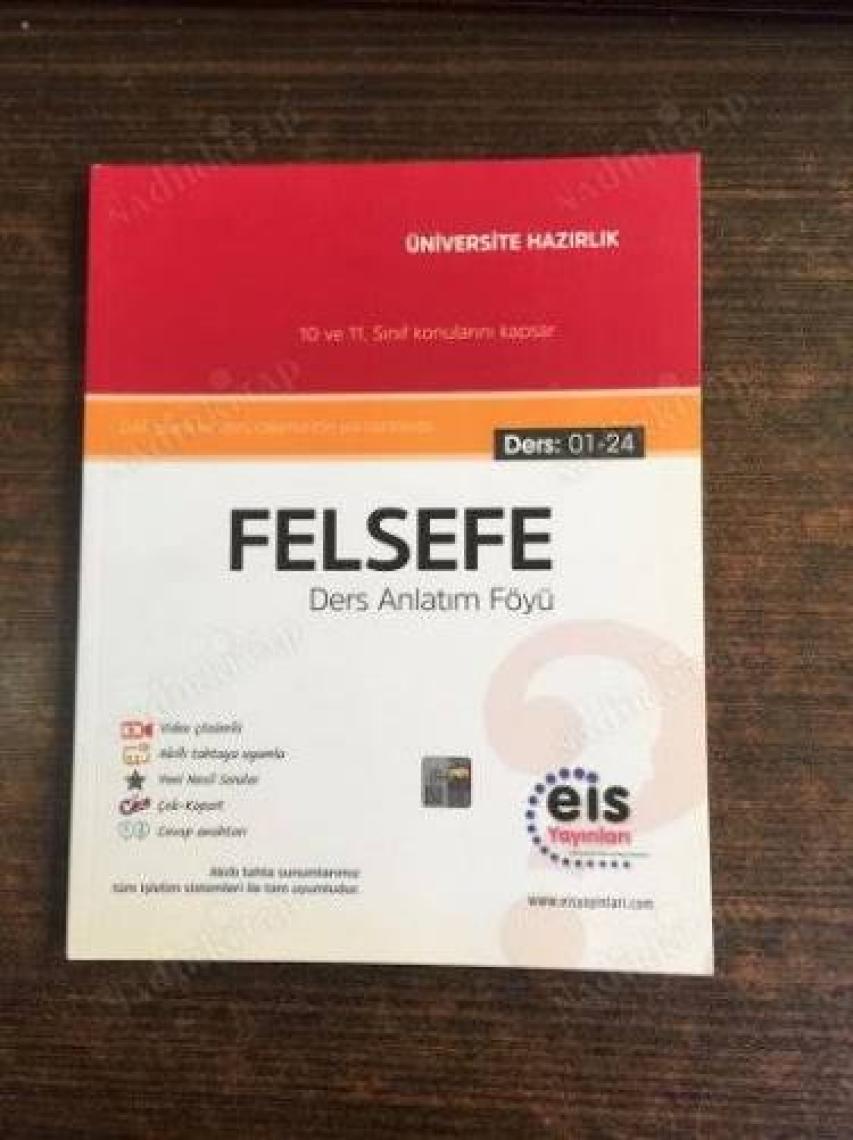 Eis Yayınları Felsefe Ders Anlatım Föyü