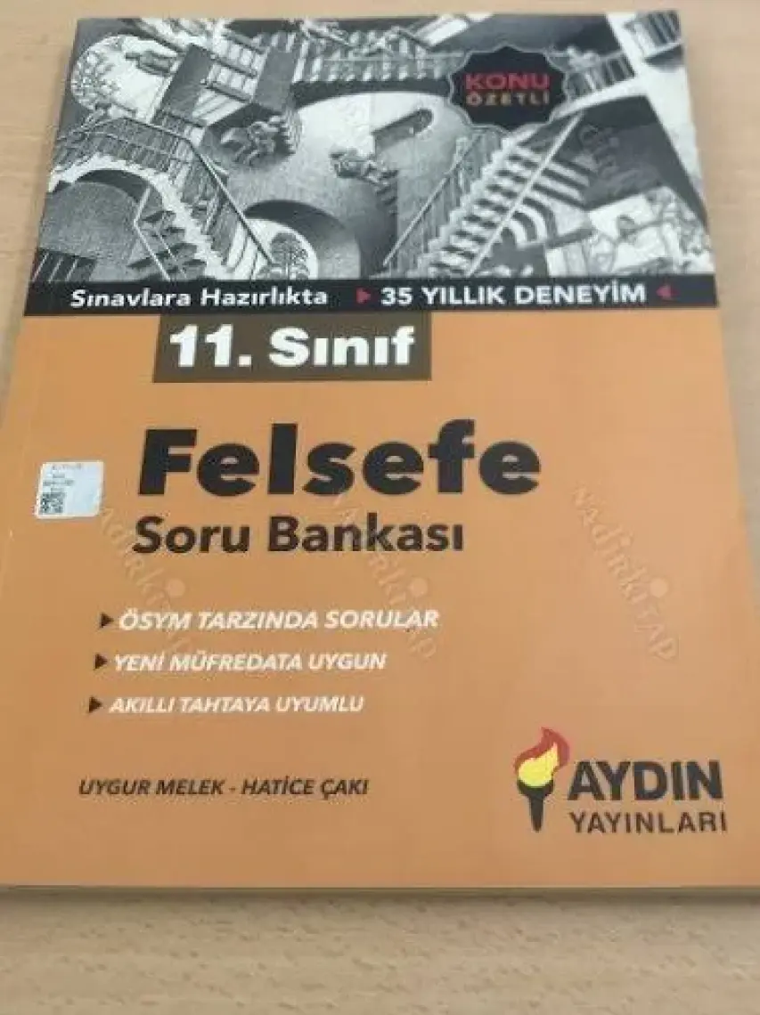 Aydın Yayınları 11. Sınıf Felsefe Konu Özetli Soru Bankası