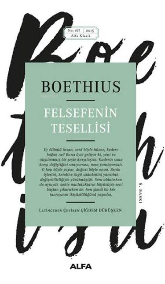 Alfa Yayınları Felsefenin Tesellisi