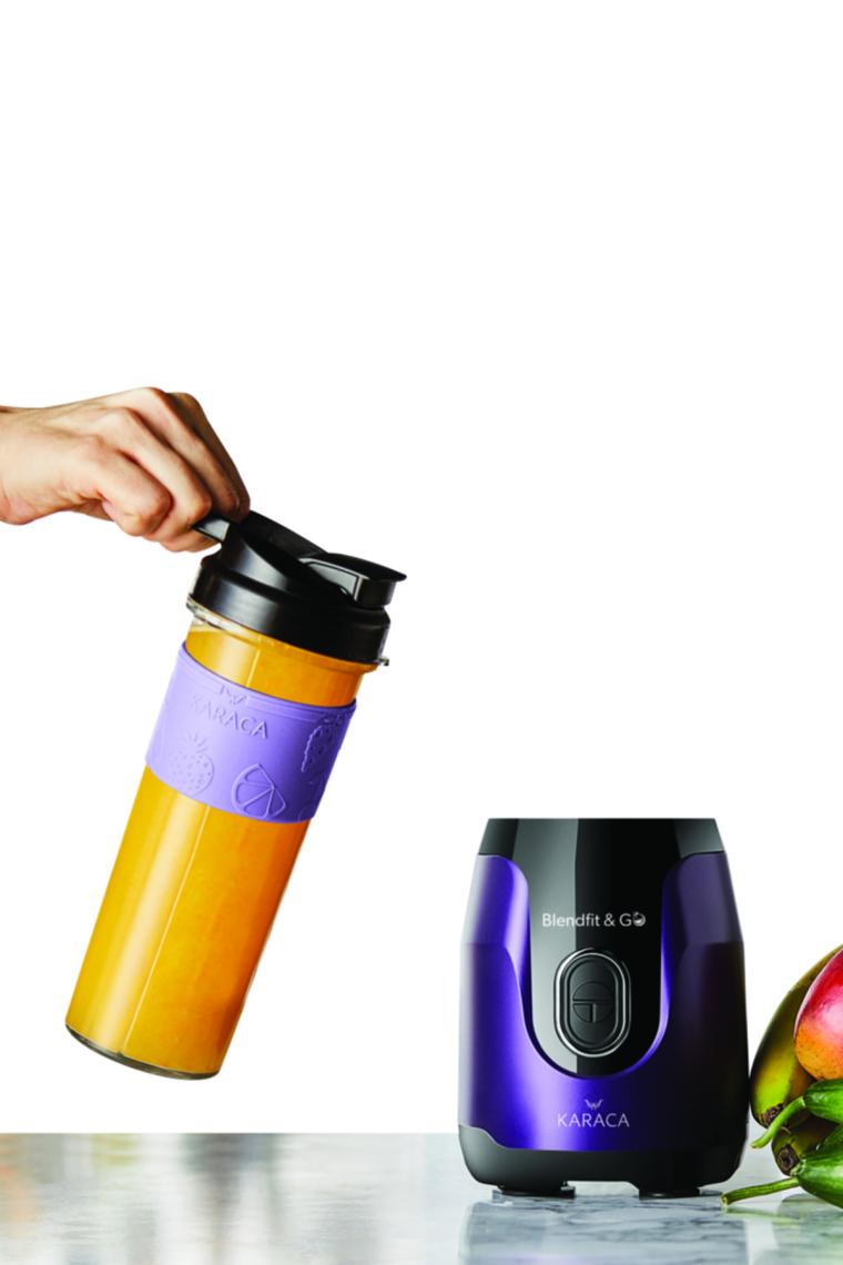 Karaca Blendfit Go Personal 550 W Kişisel Smoothie Blender Mor
