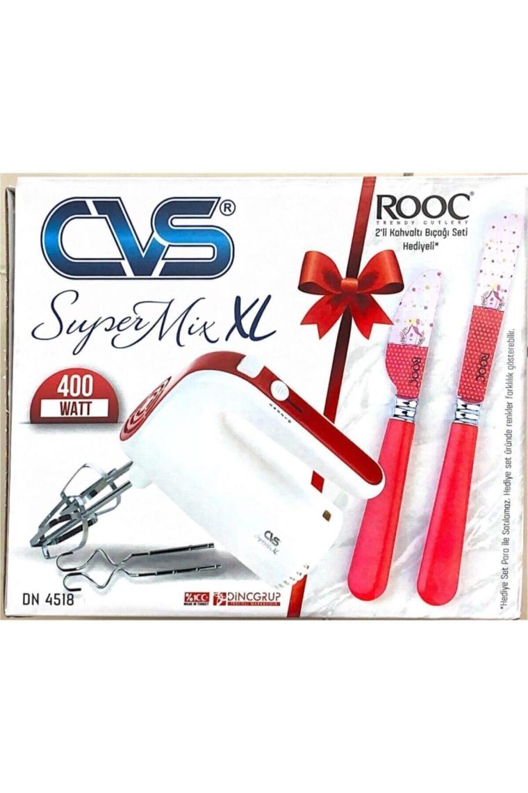 Süper Mikser Xl El Mikseri Dn 4518 400w Rooc Kahvaltı Bıçağı Hediyeli