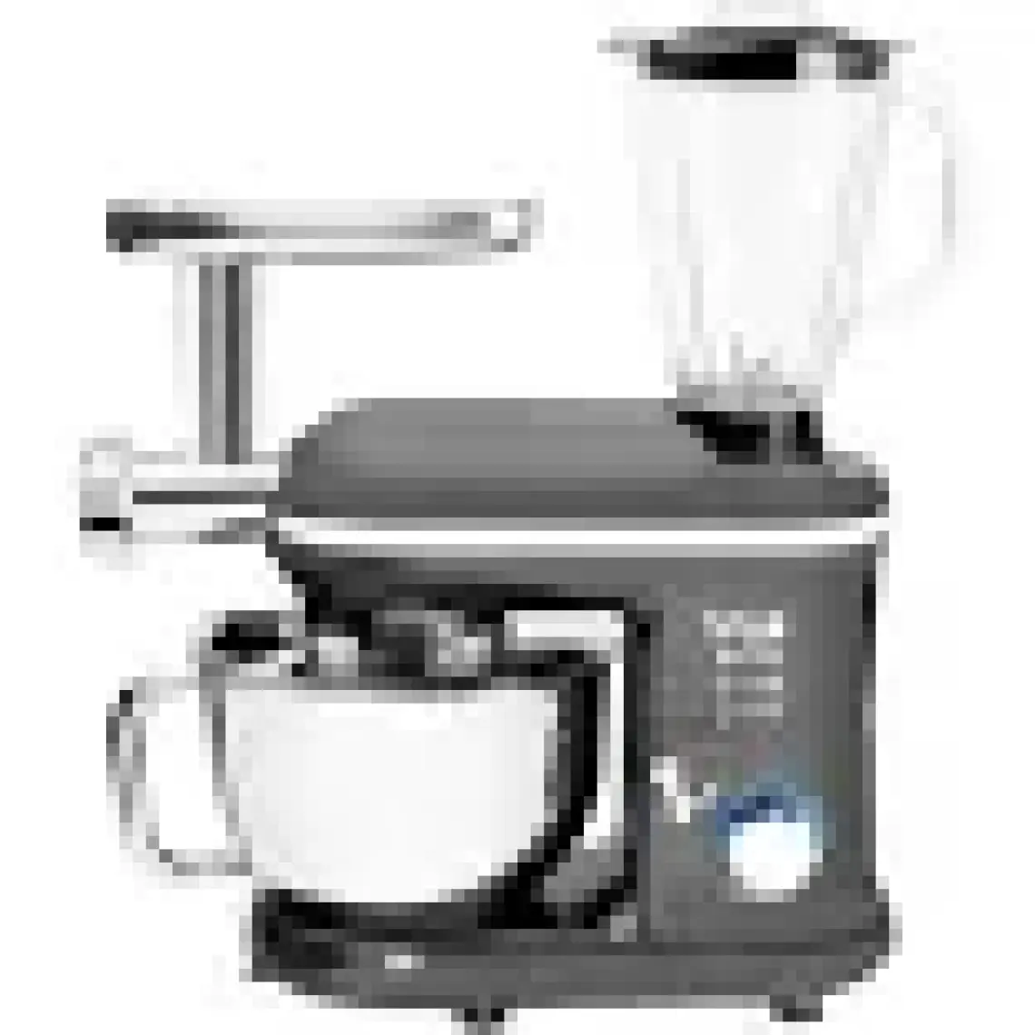 Yui M120 Multi-fonksiyonel 3'ü Bir Arada Stand Mikser Kıyma Setli Ve Blender Özellikli Gri