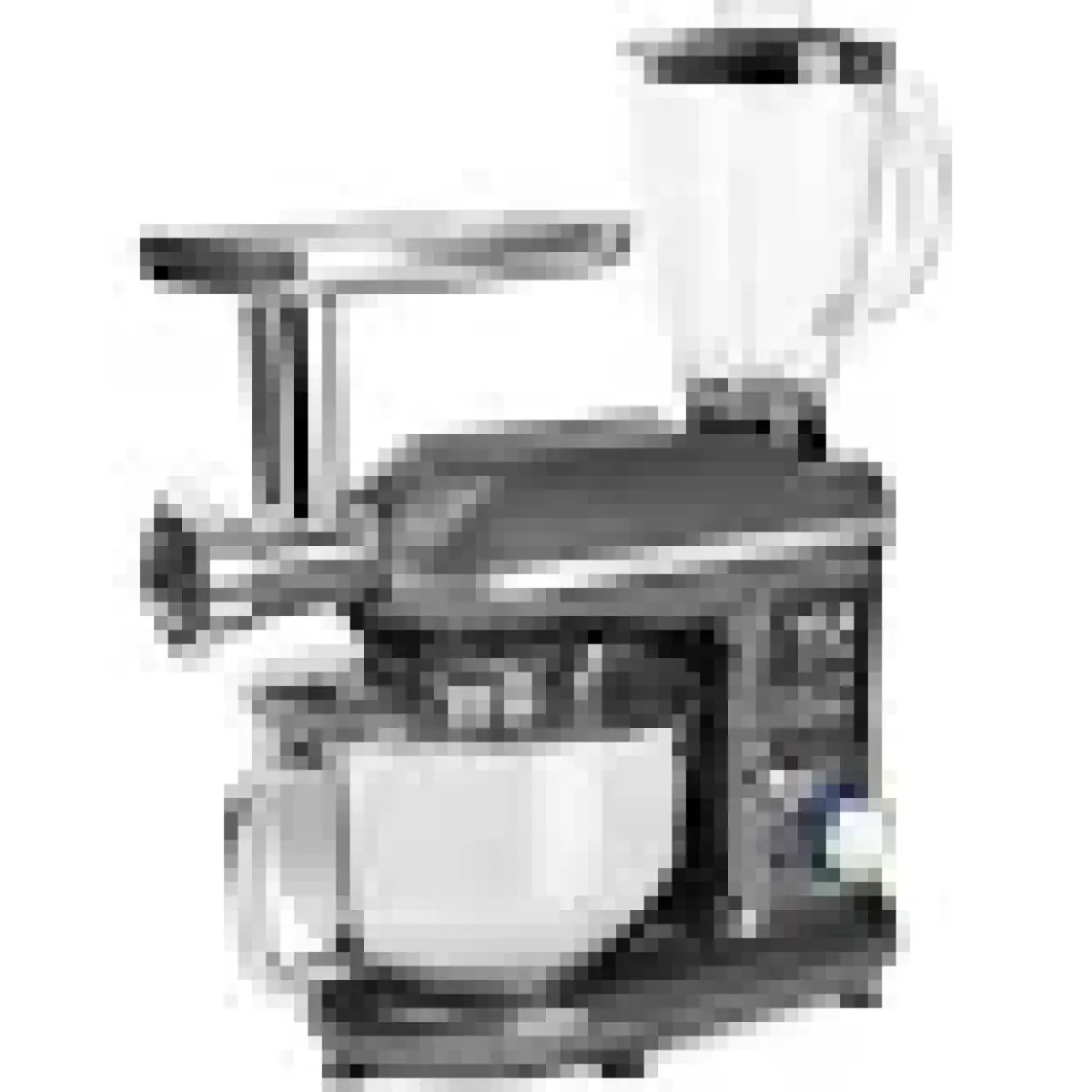 Yui M120 Multi-fonksiyonel 3'ü Bir Arada Stand Mikser Kıyma Setli Ve Blender Özellikli Gri